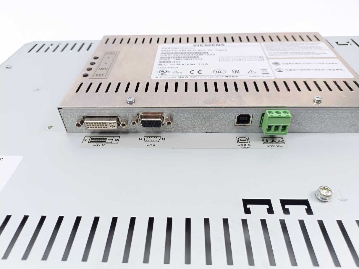 Siemens 6AV7862-2TA00-1AA0 SIMATIC HMI SCD1900 19" Touch