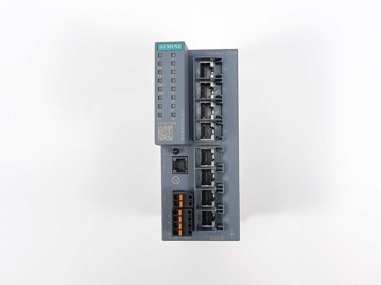 Siemens 6GK5208-0BA00-2AC2 Scalance XC208 Industrial Ethernet Switch