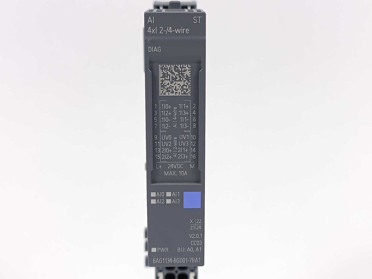 Siemens 6AG1134-6GD01-7BA1 SIPLUS ET 200SP AI w/ 6ES7193-6BP20-0BA0