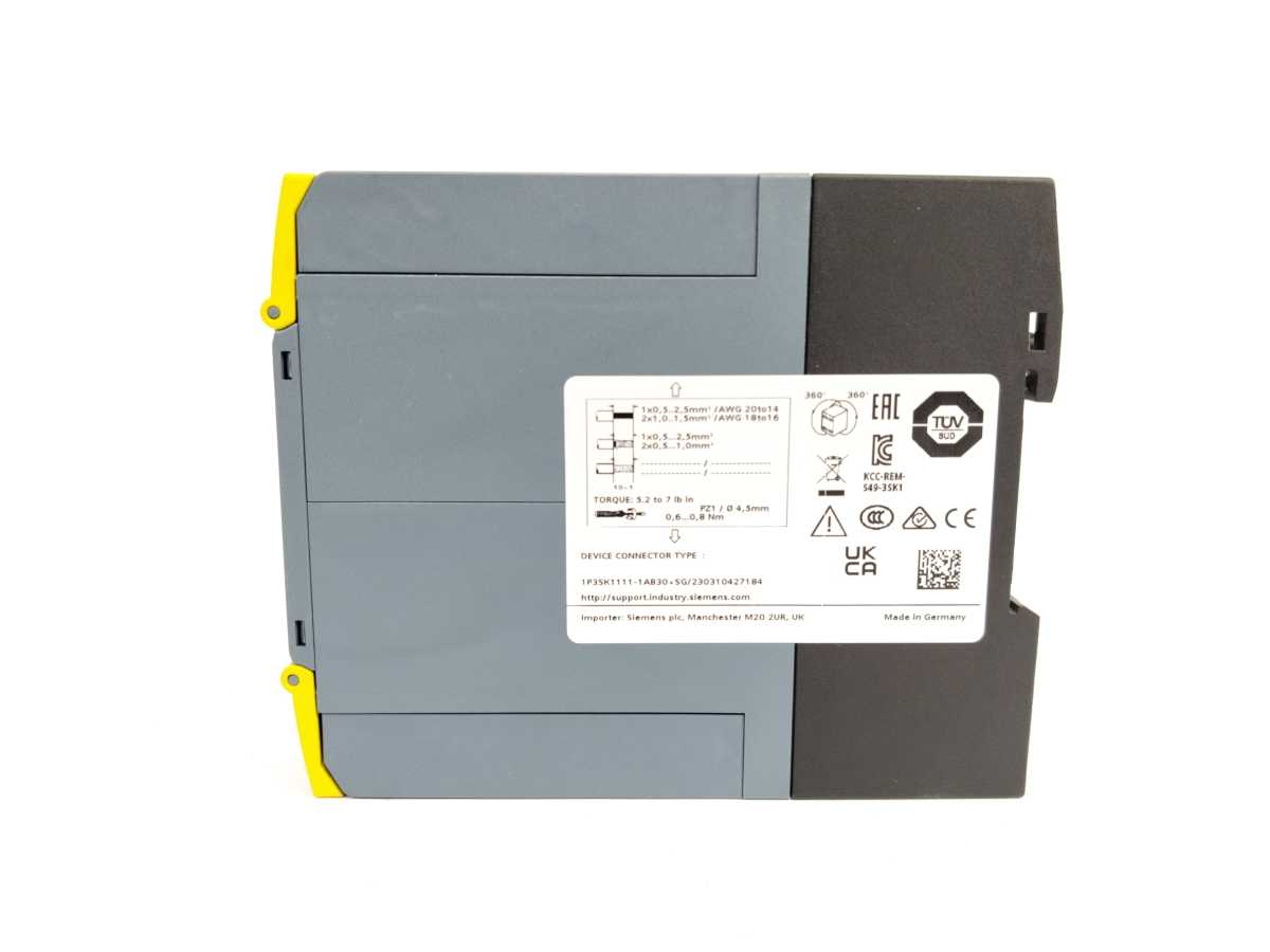 Siemens 3SK1111-1AB30 SIRIUS safety relay