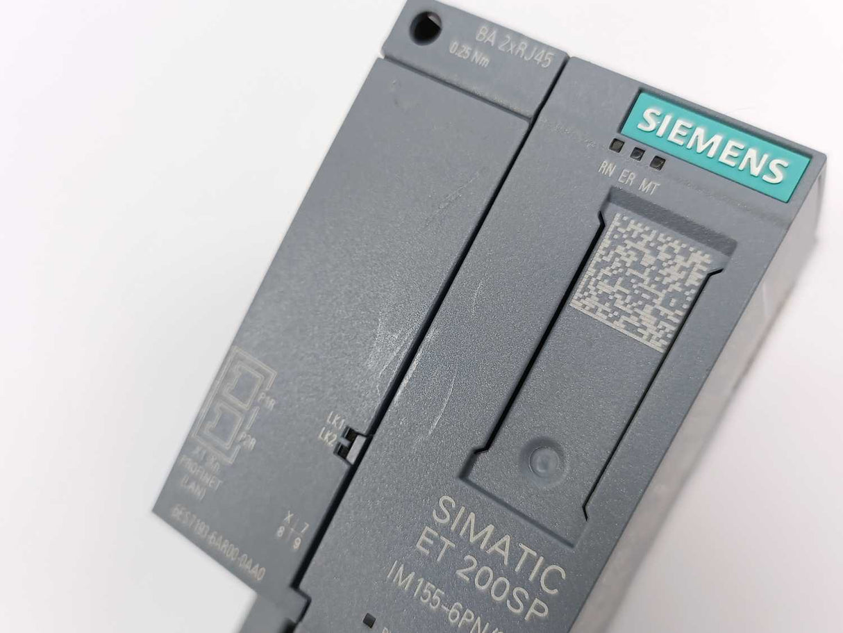 Siemens 6ES7155-6AU01-0CN0 SIMATIC ET 200SP w/ 6ES7193-6AR00-0AA0