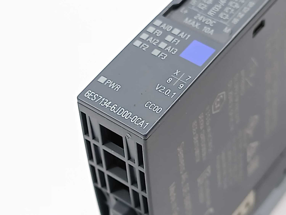 Siemens 6ES7 134-6JD00-0CA1 Analog Input Module w/ 6ES7 193-6BP20-0DA0