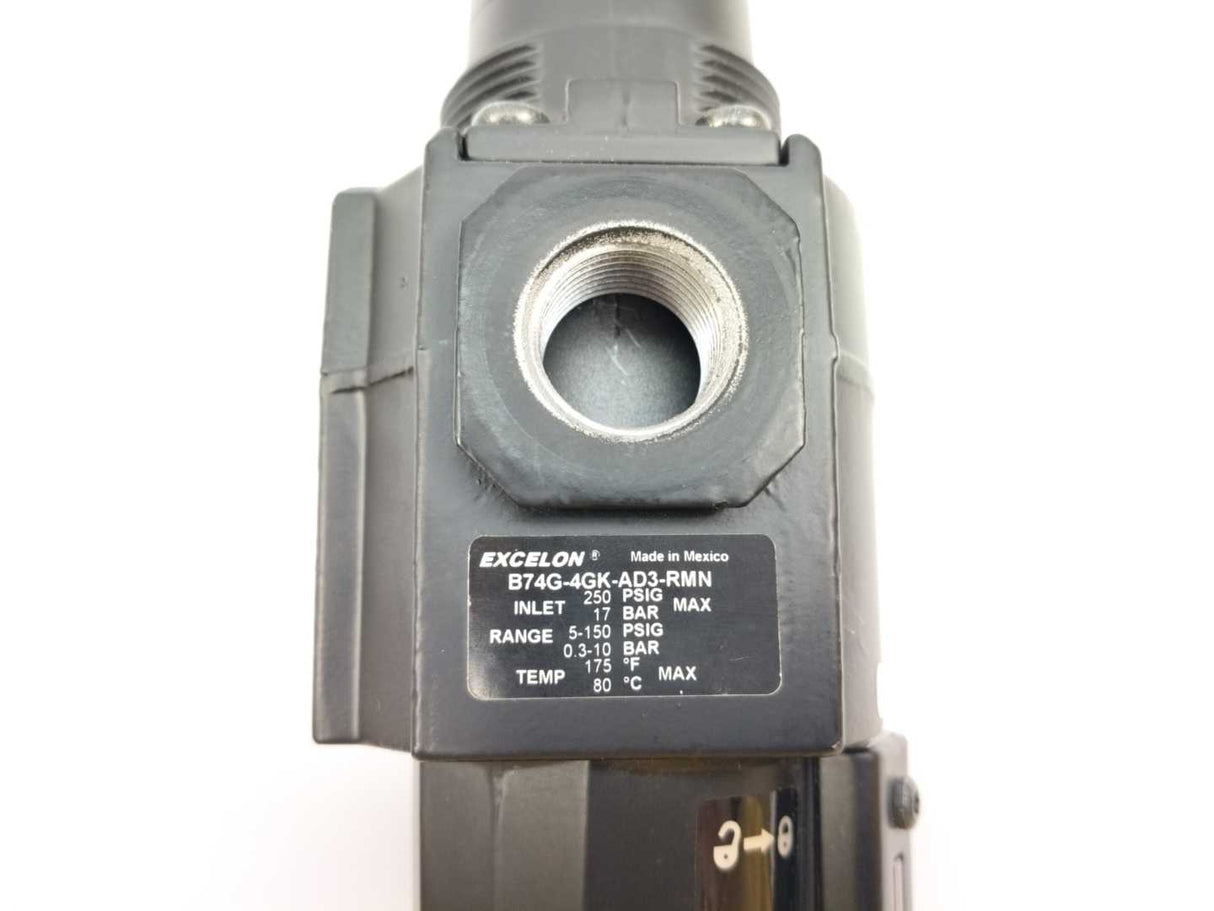 Excelon B74G-4GK-AD3-RMN Air Regulator, 250PSIG, 17bar