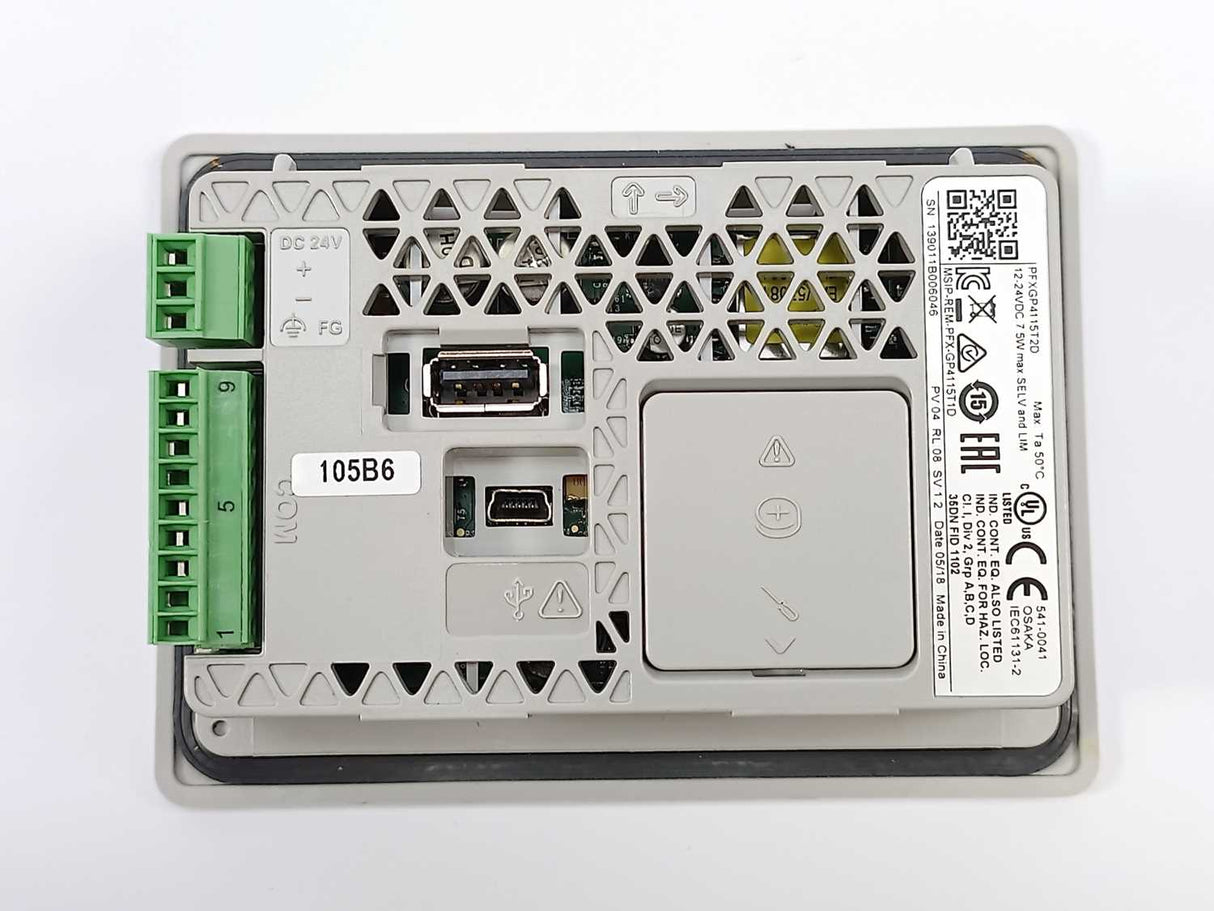 Pro-Face PFXGP4115T2D Touchscreen HMI, 12-24VDC, 7.5W