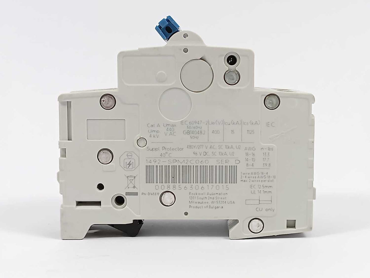 AB 1492-SPM2C060 Ser.D, Supplementary Protector