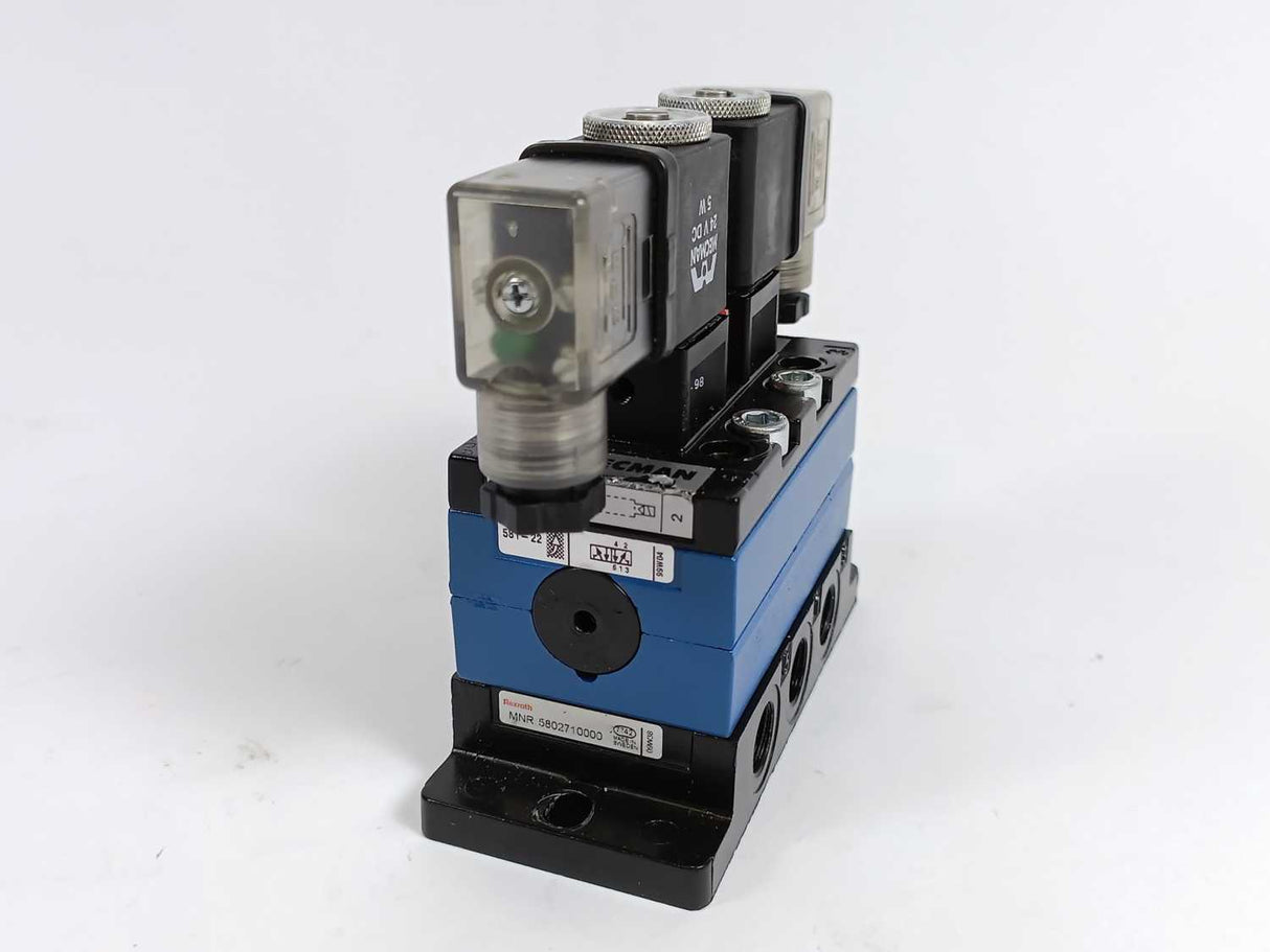 Rexroth Mecman 581-22 Double Solenoid Valve