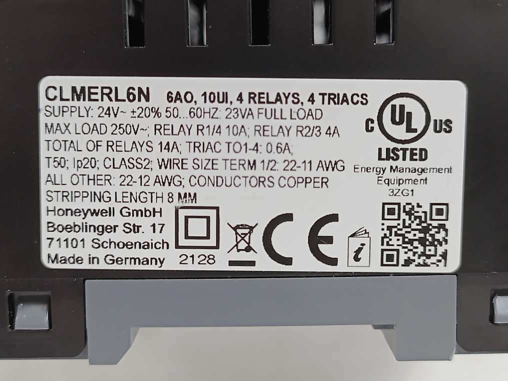 Centra Line / Honeywell CLMERL6N Room Controller