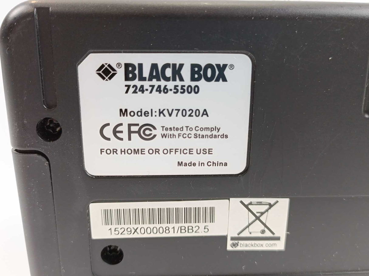 Black Box KV7020A ServSwitch 2-Port DT PRO II Desktop KVM Switch