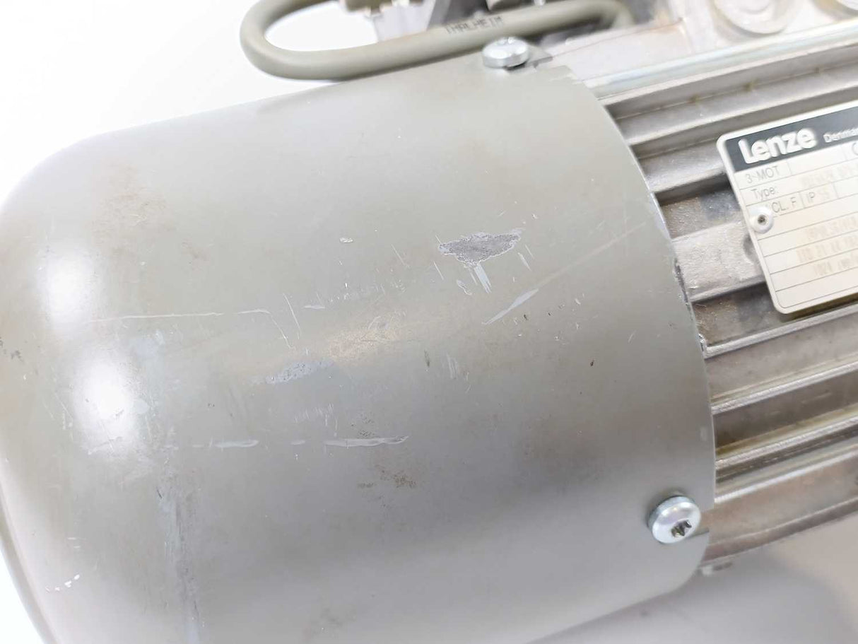 LENZE GKR04-2F HAK i: 22,489 Gear Box w/ MDEMA2M 071-42 Three-phase AC Motor