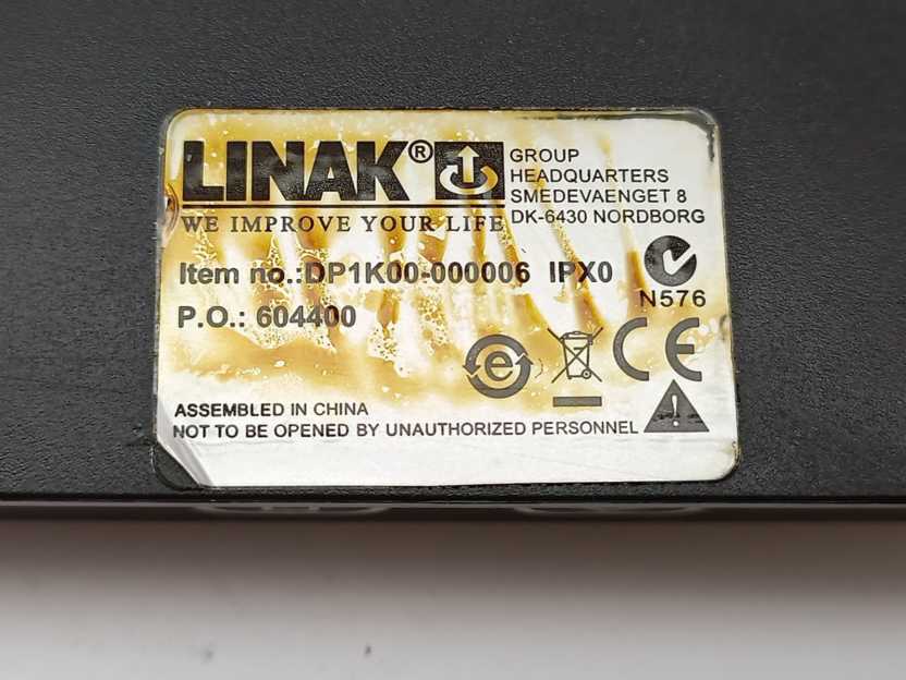 LINAK CBD4P00020A-009 w/ 31110H-0020050S & DP1K00-000006 Actuator Set