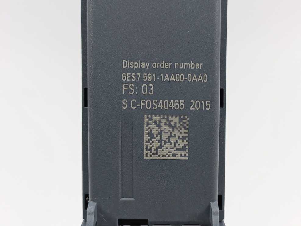 Siemens 6ES7511-1AK01-0AB0 SIMATIC S7-1500 CPU 6ES7591-1AA01-0AA0 Display