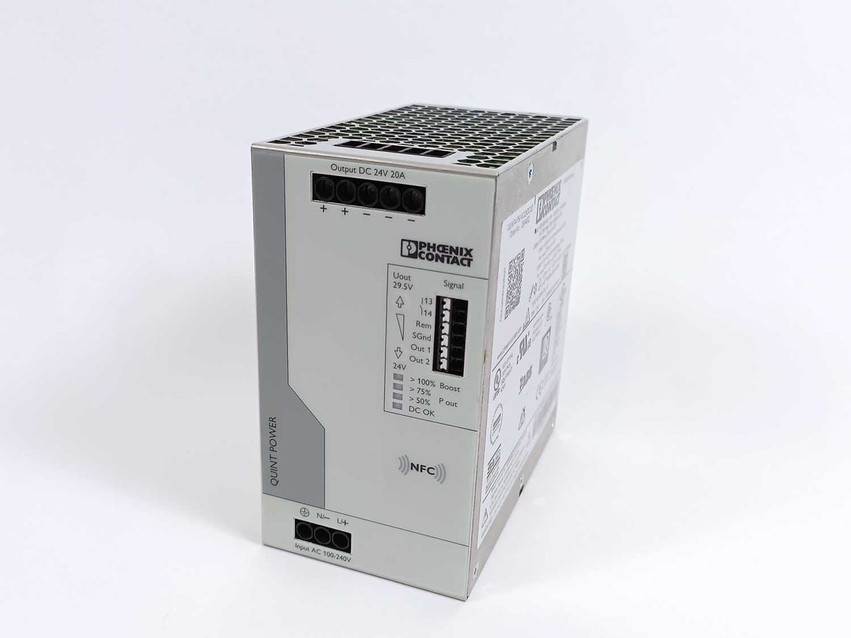 Phoenix Contact 2904602 QUINT4-PS/1AC/24DC/20 Power Supply Unit