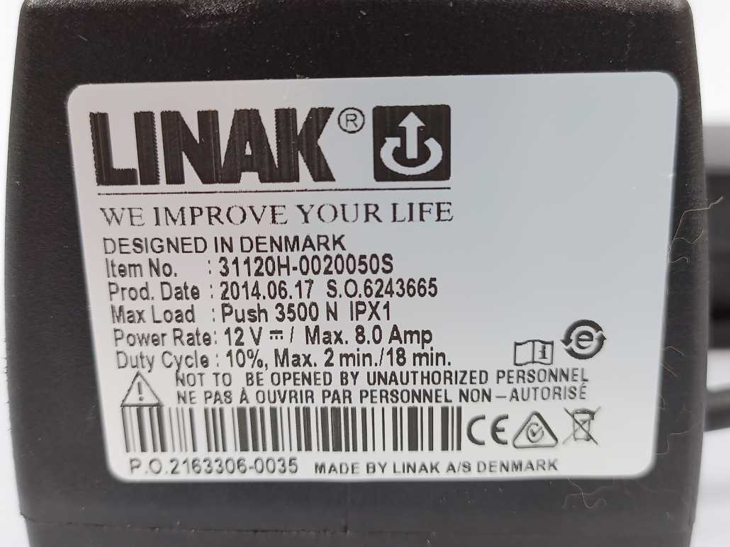LINAK 31120H-0020050S Electric Linear Actuator 12V 3500N