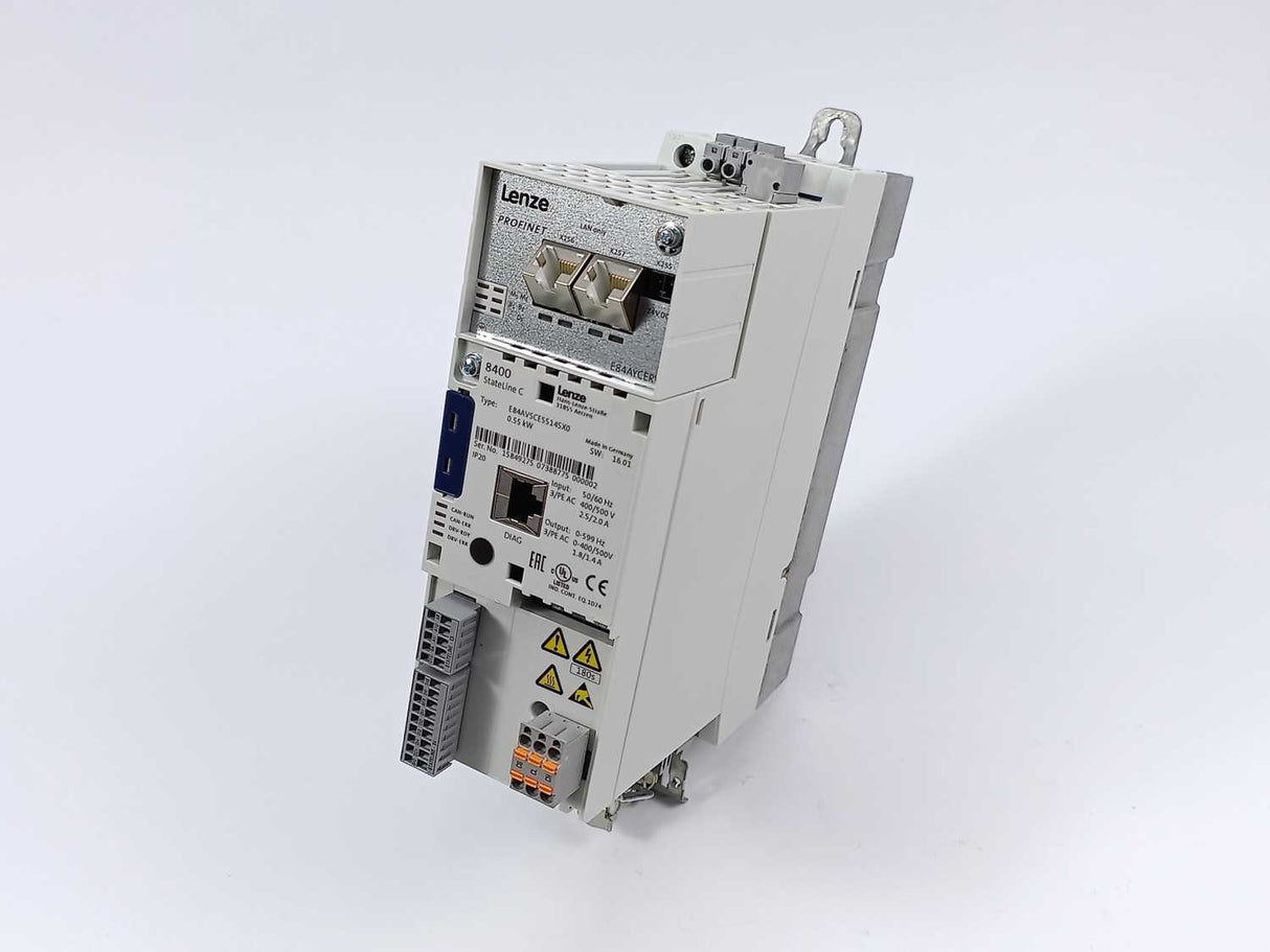 LENZE E84AVSCE5514SX0-ERXXX 15849275 8400 StateLine C 0,55kW Inverter Drive