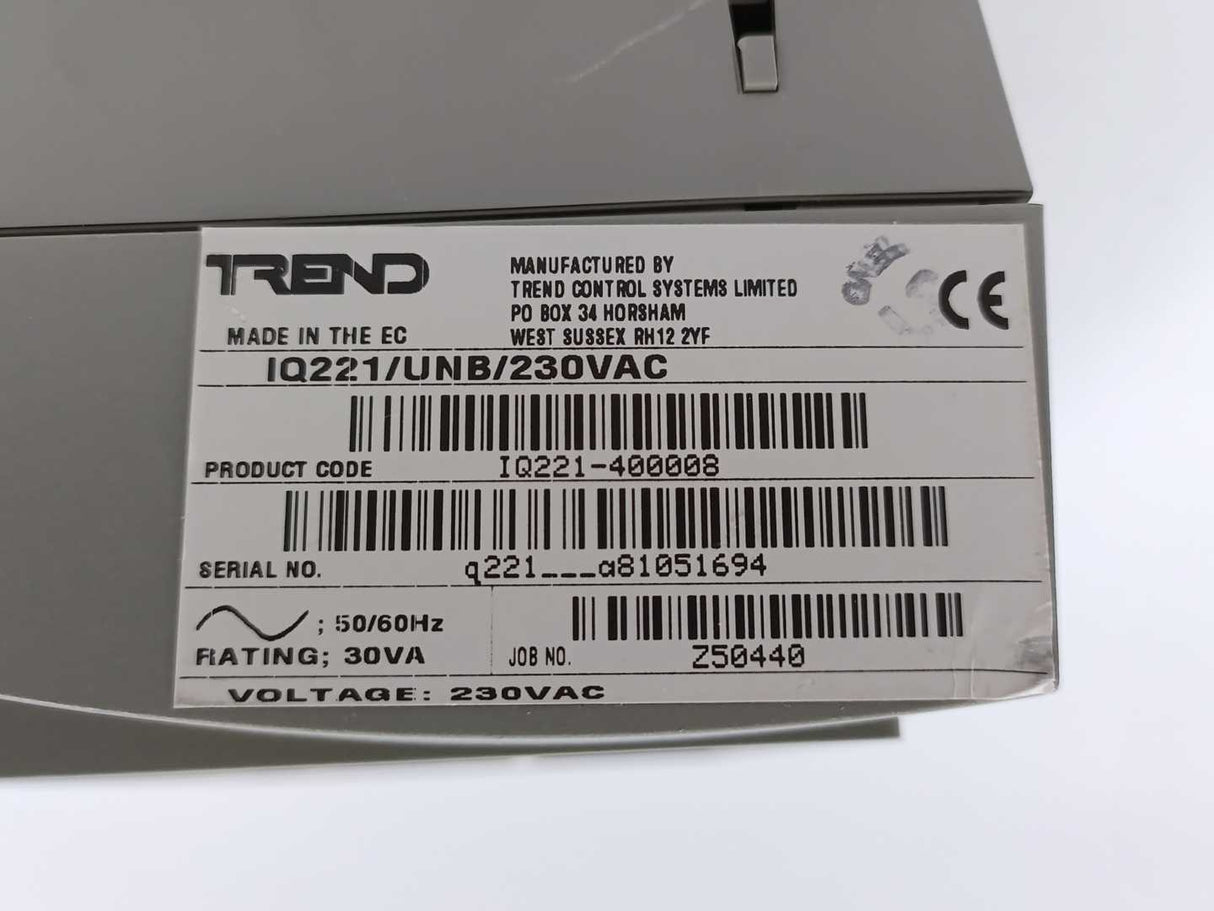 TREND IQ221/UNB/230VAC IQ221-400008, z50440, 50/60Hz, 30VA, 230VAC