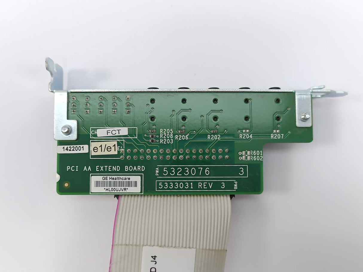 GE Healthcare 5307327 PCI AA Board Rev. 3 w/ 5323076 PCI AA Extend Board Rev. 3