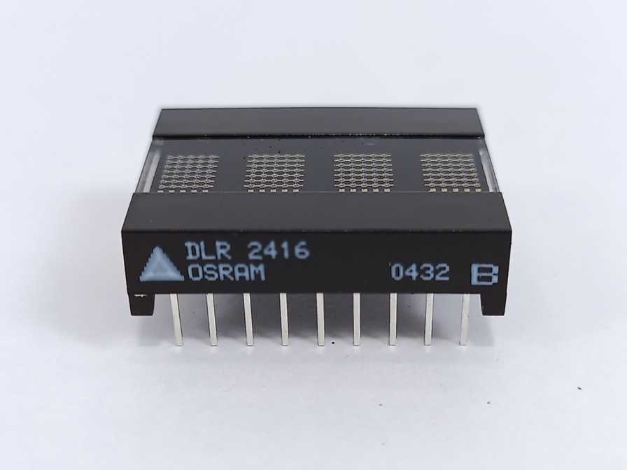 Osram DLR 2416 Alphanumeric Intelligent Diplay, Batch of 4 pcs.