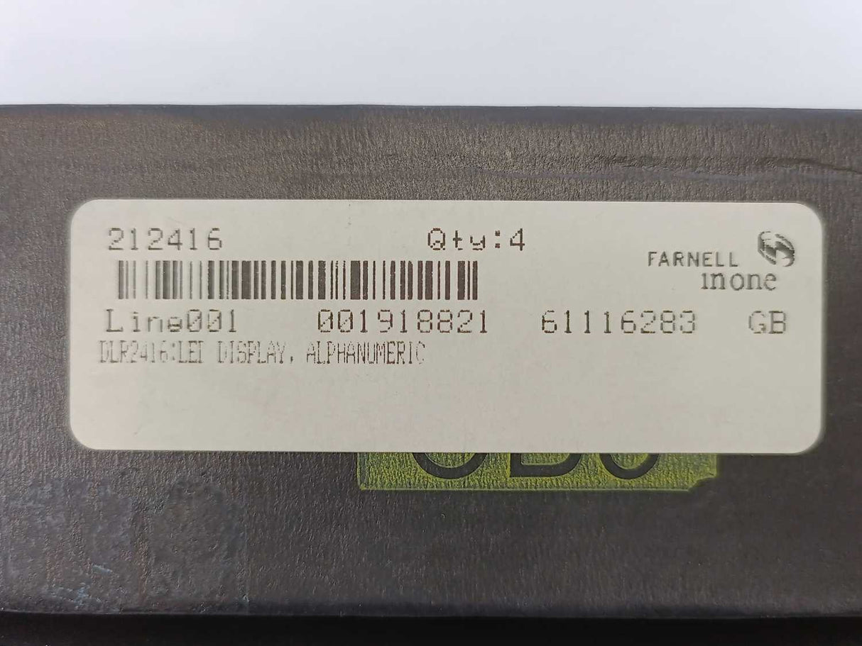 Osram DLR 2416 Alphanumeric Intelligent Diplay, Batch of 4 pcs.