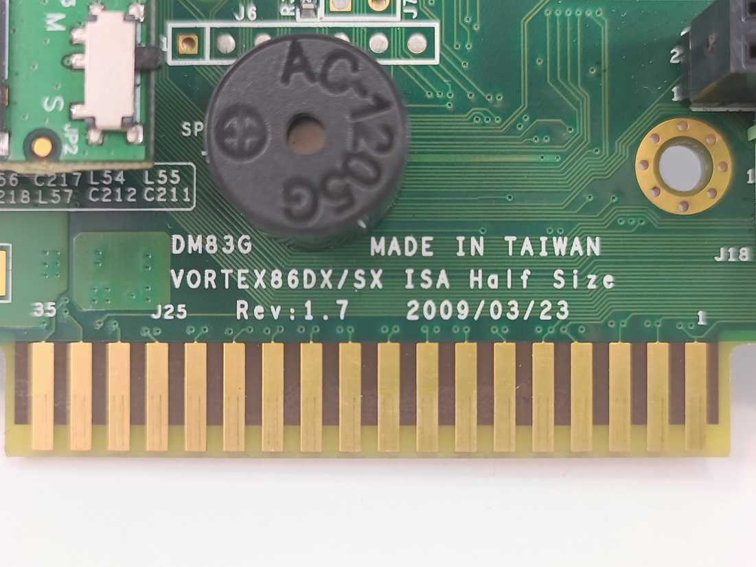 DMP Electronics VORTEX86DX/SX DM83G ISA Half Size Single-board Motherboard