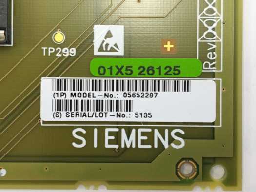 Siemens 05652297 G2179 D100 XCSPCI Acquisition Board