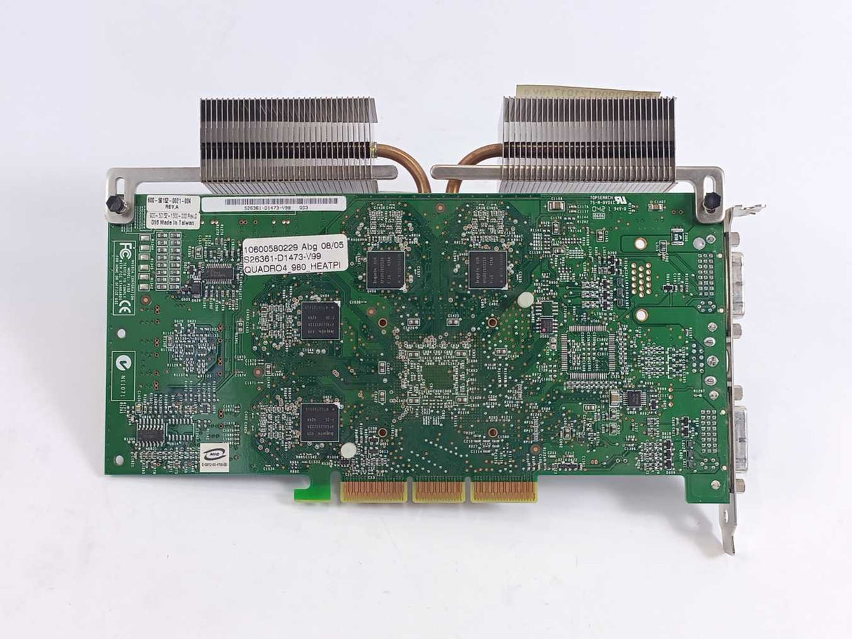 Fujitsu-Siemens 30999121017 QUADRO4_980_HEATPI Graphics Card W/ Heatpipe Assembly