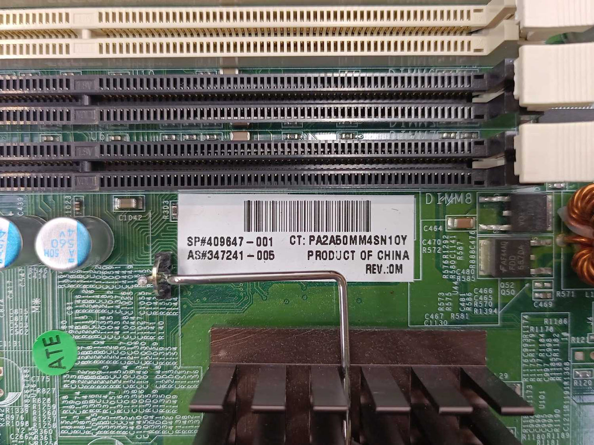 HP 409647-001 AS: 347241-005. Dual Socket 604 Intel Xeon Workstation Motherboard
