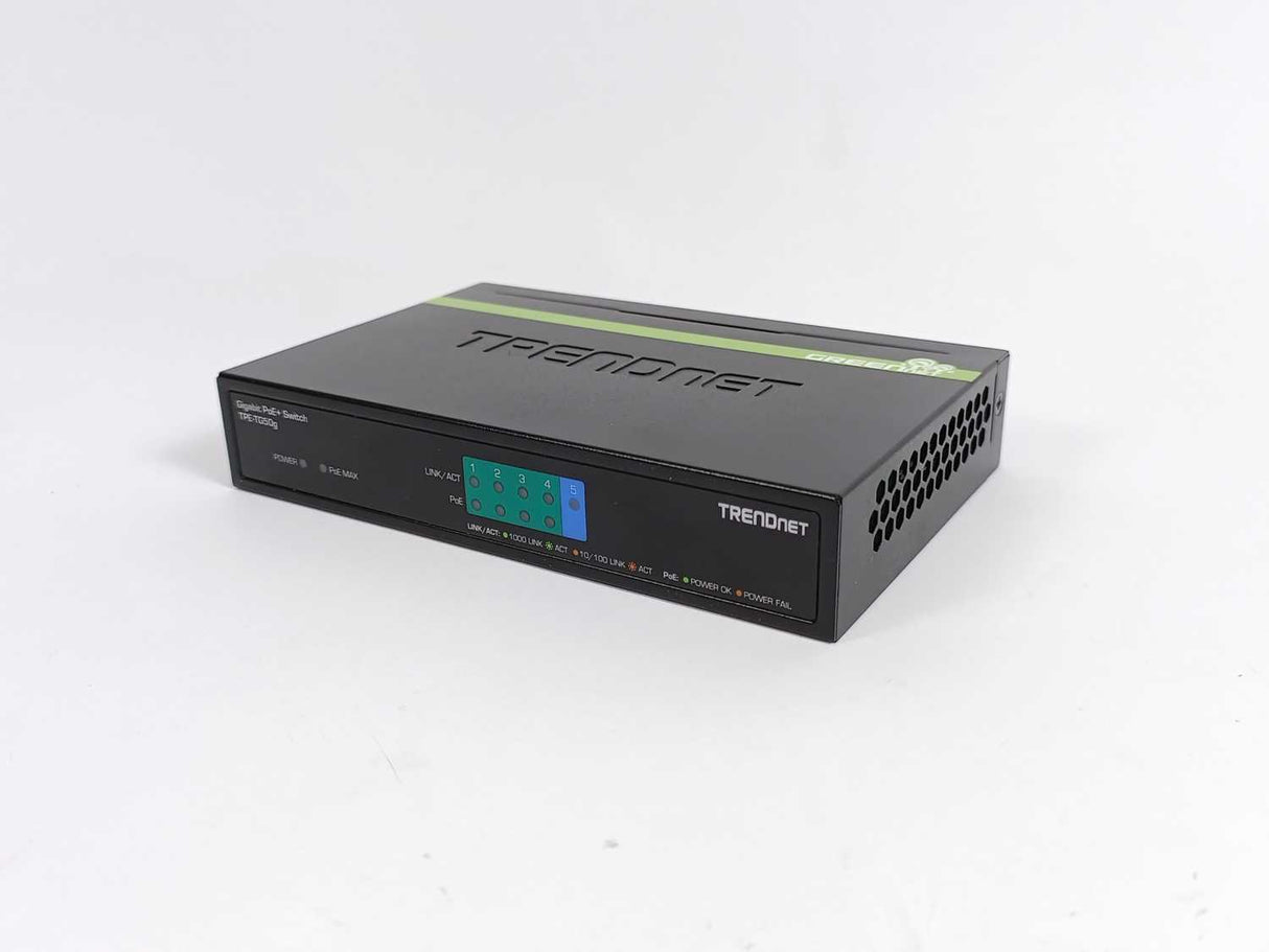 TRENDnet TPE-TG50g/A 5-Port Gigabit PoE+ Switch, H/W:V2.2R