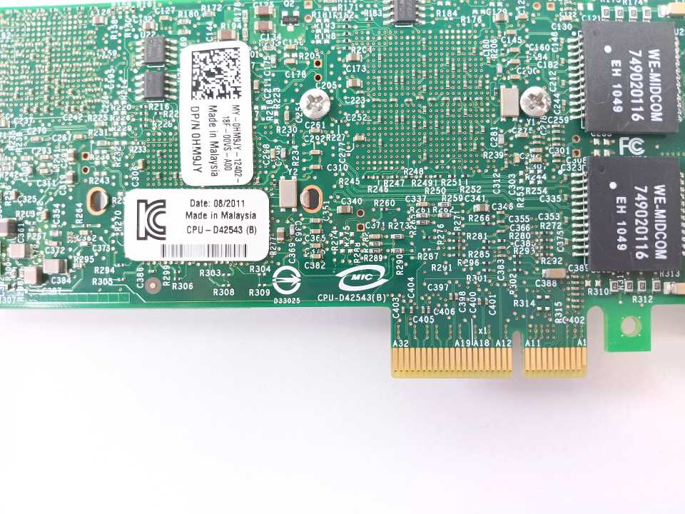 Dell CPU-D42543 (B) Controller Card 0HMV8JY