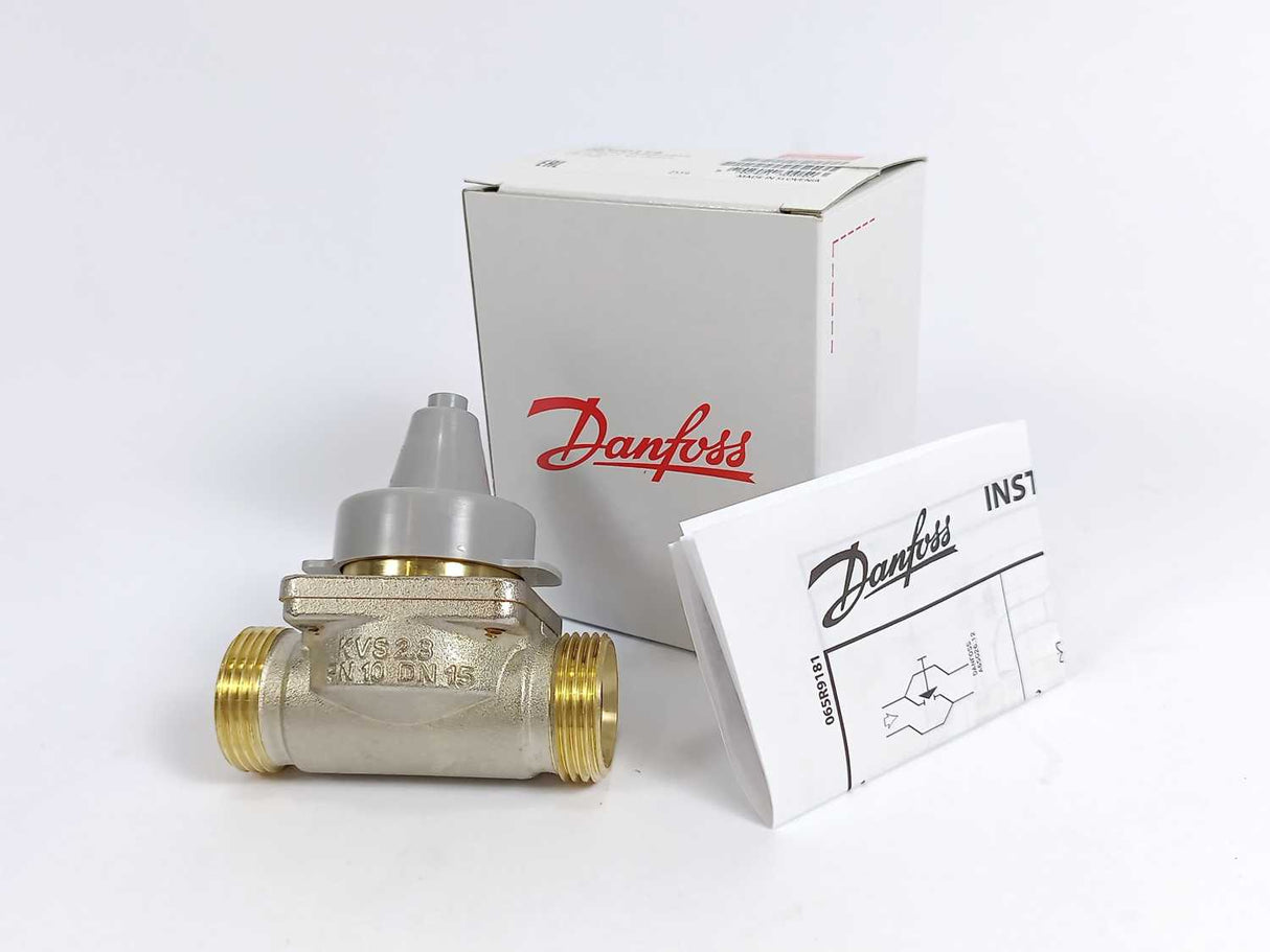 Danfoss 065F0114 2-Way External Thread Valve, VMT, PN 10, DN 15,