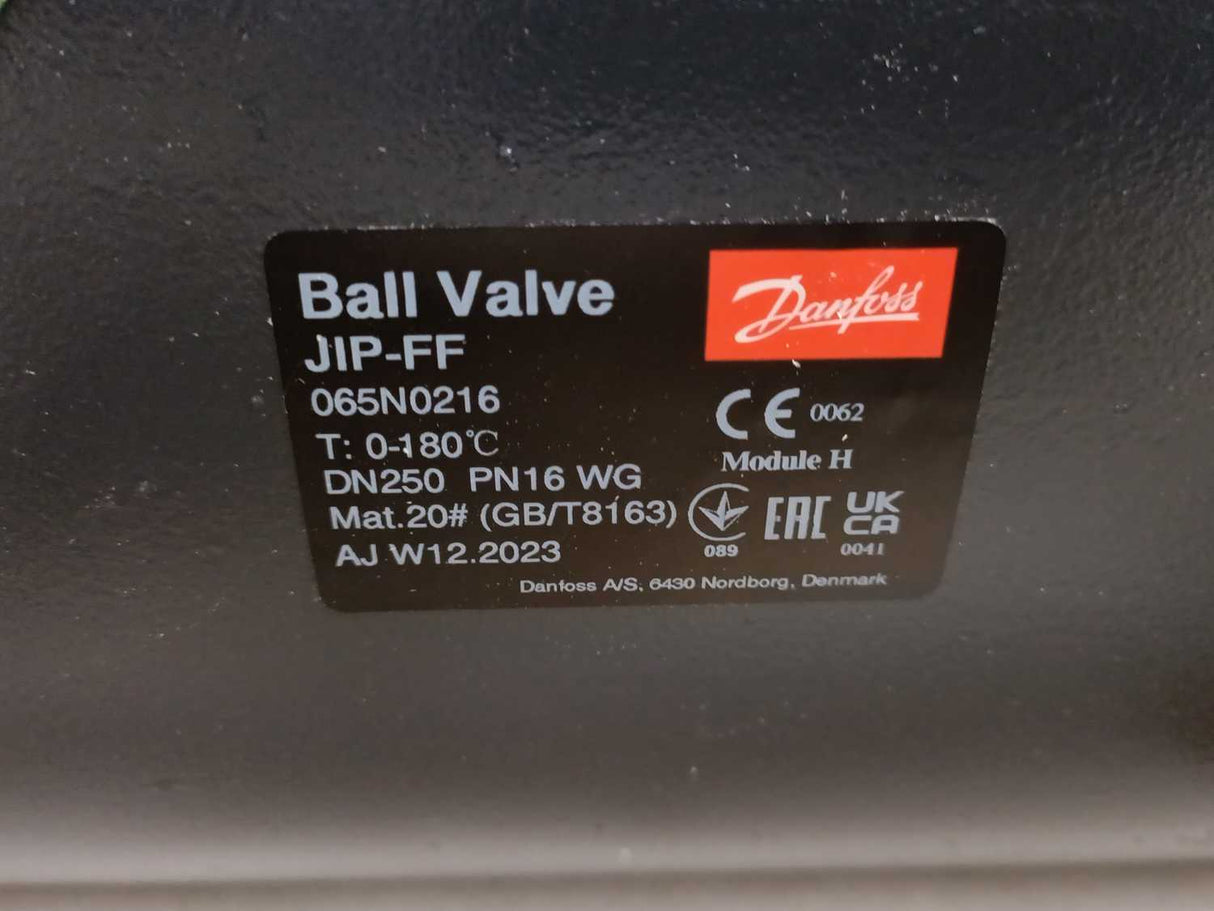 Danfoss 065N0216 JIP-FF, Ball Valve, Ball valve JIP FF DN250 PN16 WG