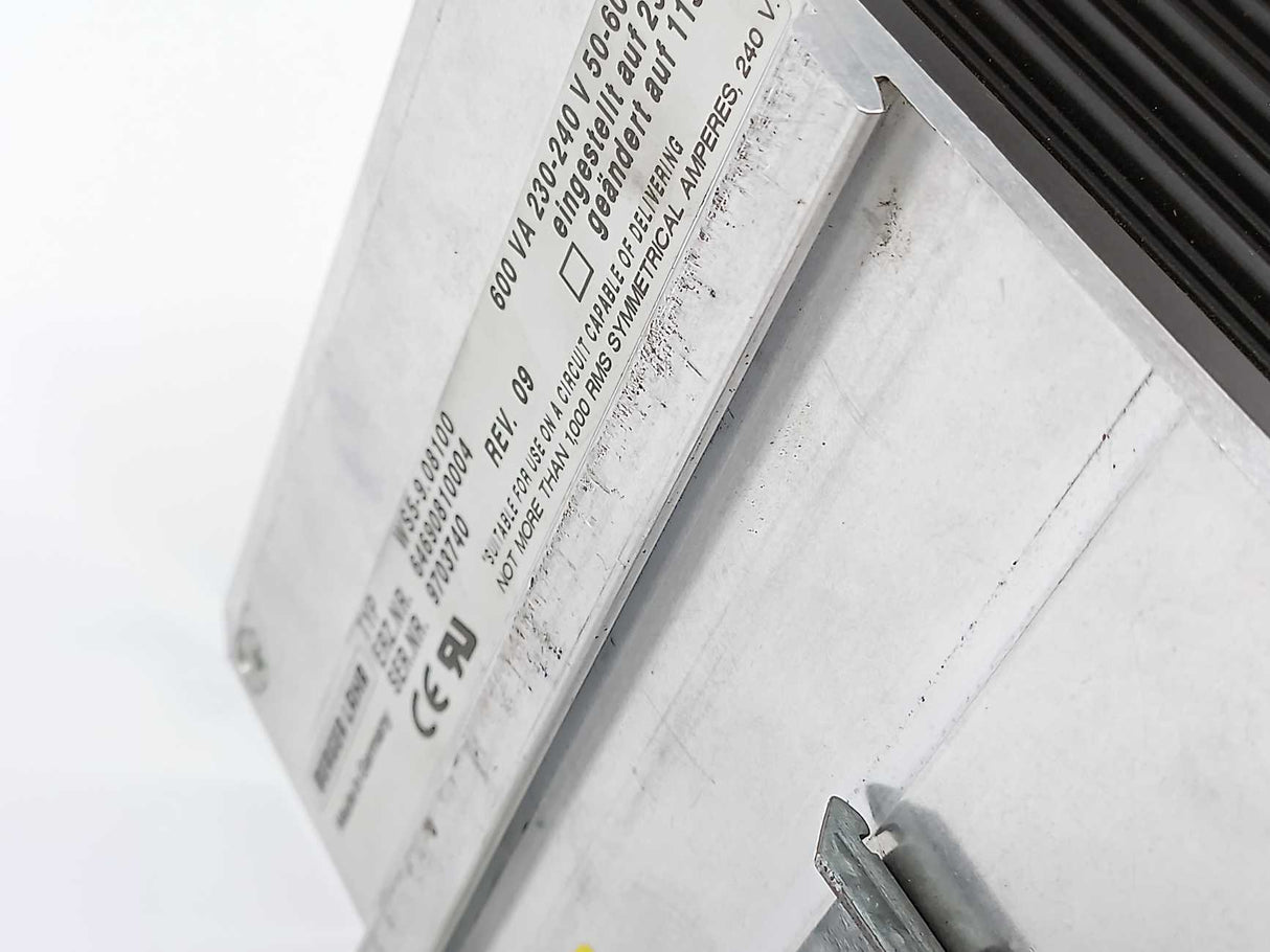 berger Lahr WS5-9.08100 Stepper Motor Drive 600 VA, 230-240 V, 50-60Hz