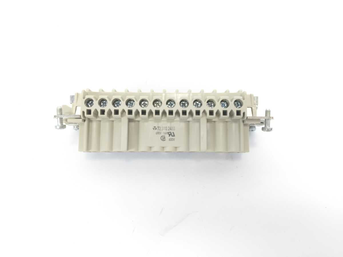 Wieland 72.310.2453 690V 16A Male Insert BAS STS 24 2.5 69 10 Pcs.
