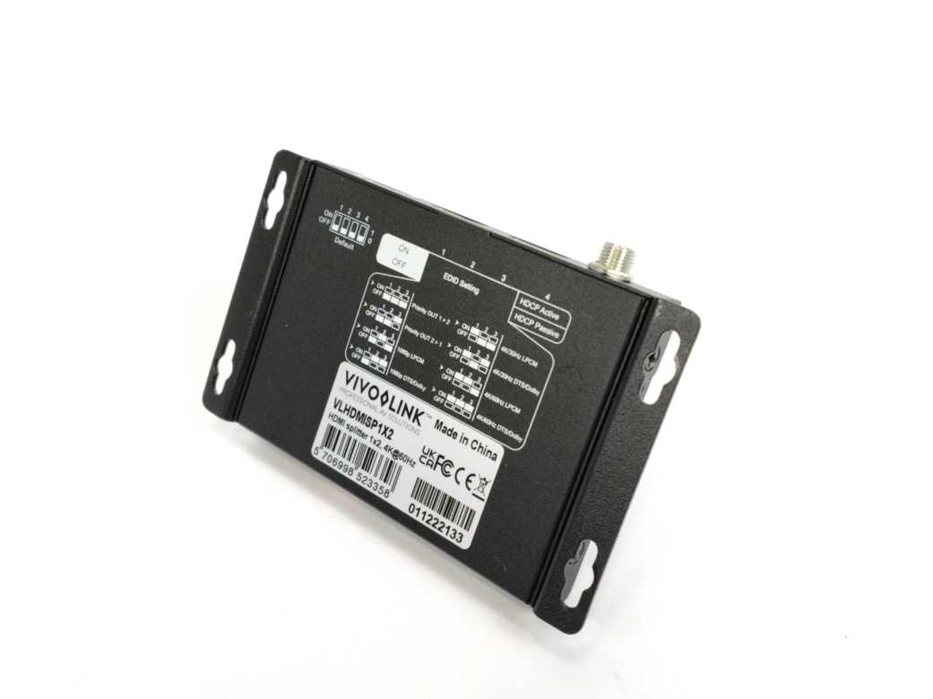 Vivo Link VLHDMISP1X2 HDMI Splitter 1x2, 4K@60Hz