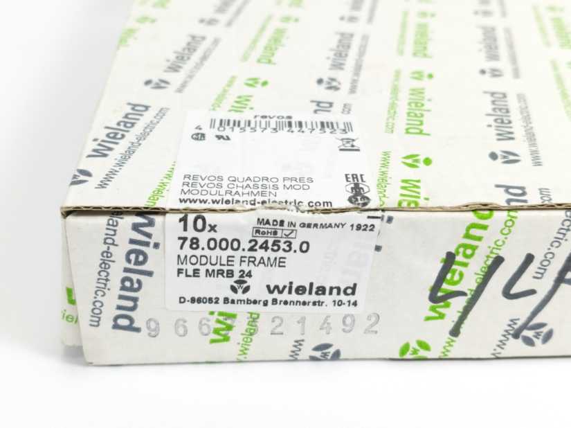 Wieland 78.000.2453.0 Module Frame FLE MRB 24 10pcs.
