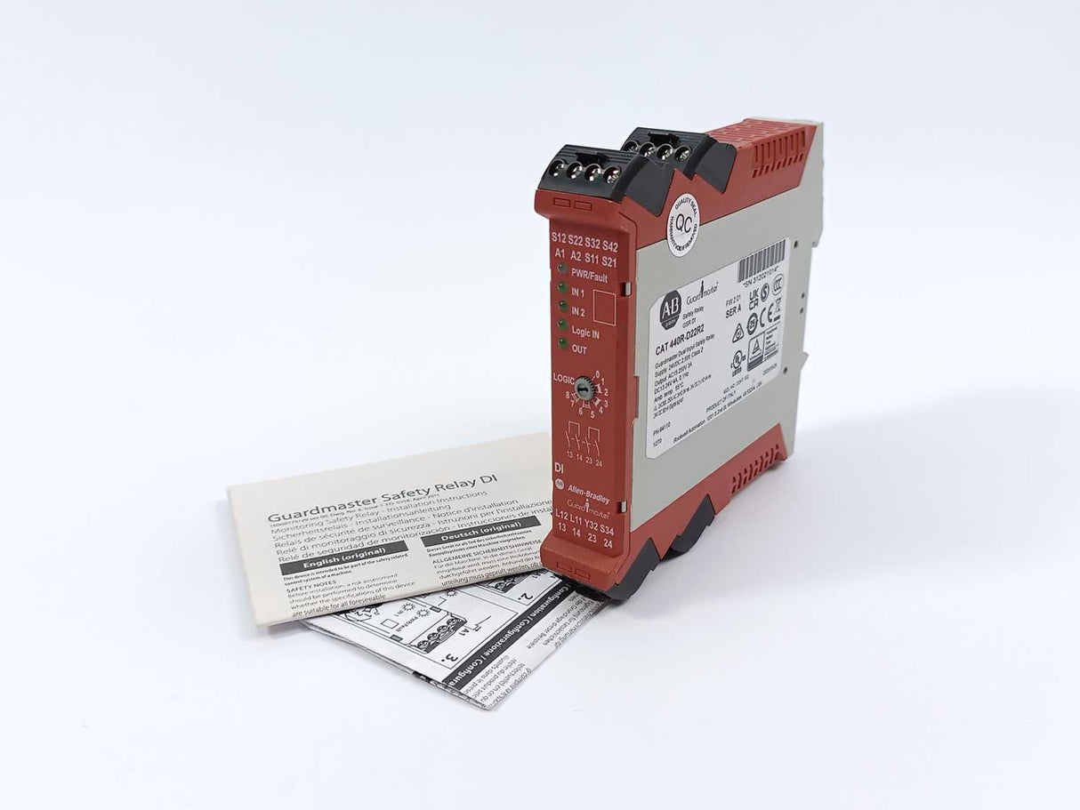 AB 440R-D22R2 Ser. A Guardmaster Dual Input Safety Relay 24VDC