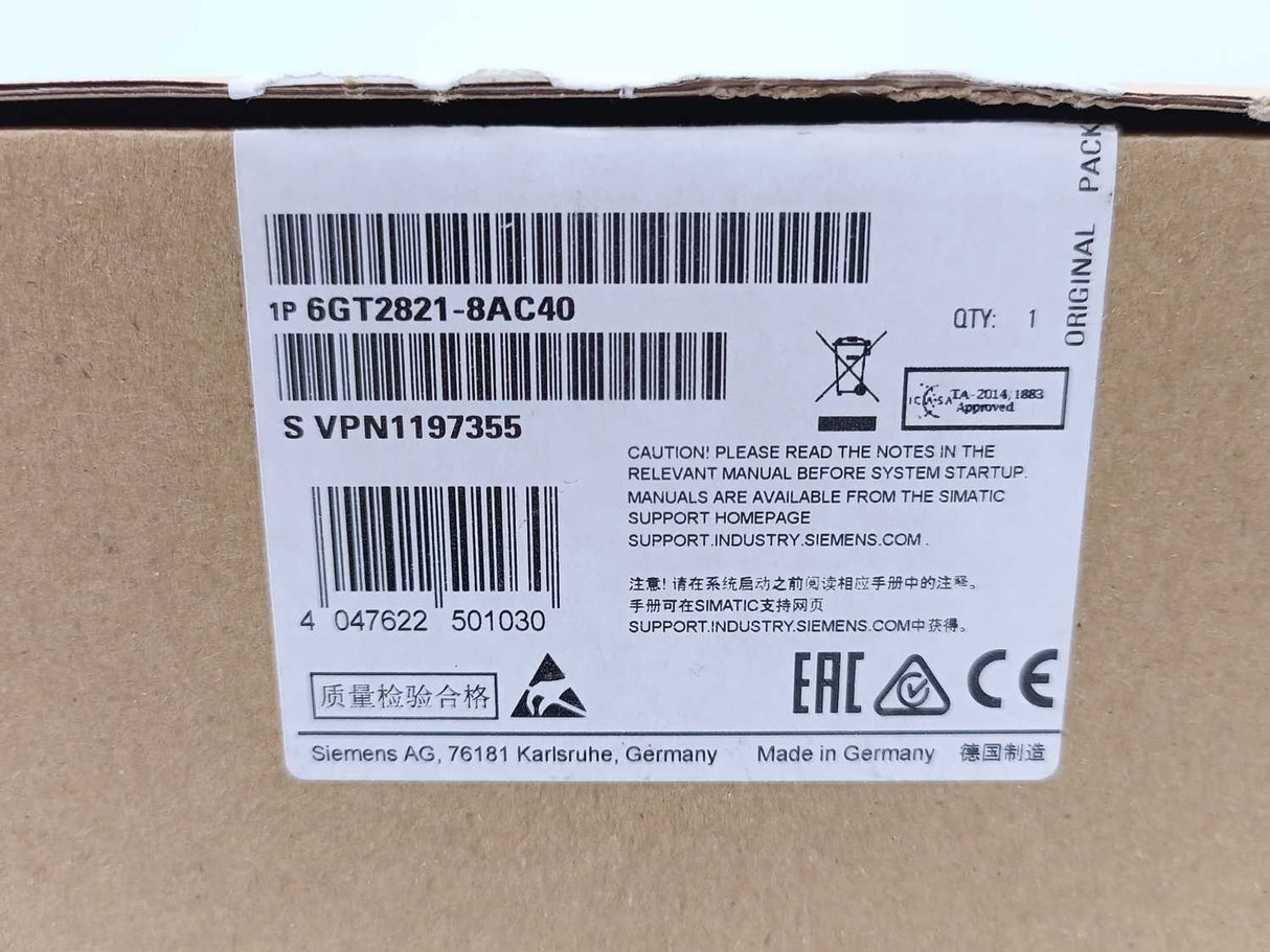 Siemens 6GT2821-8AC40 SIMATIC RF280R-RS232 RF Reader
