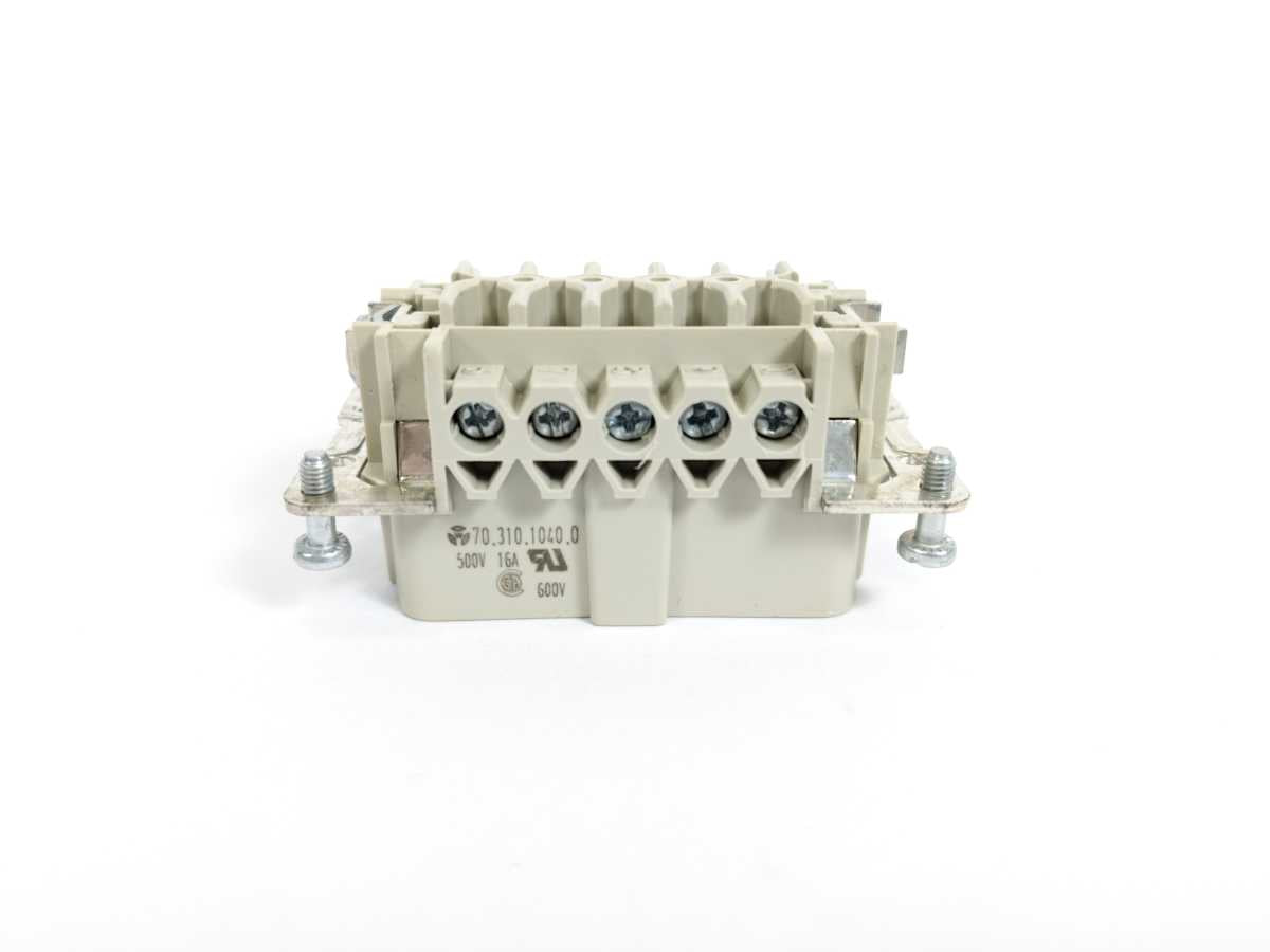 Wieland 70.310.1040.0 Plug Male Insert, 10pcs batch