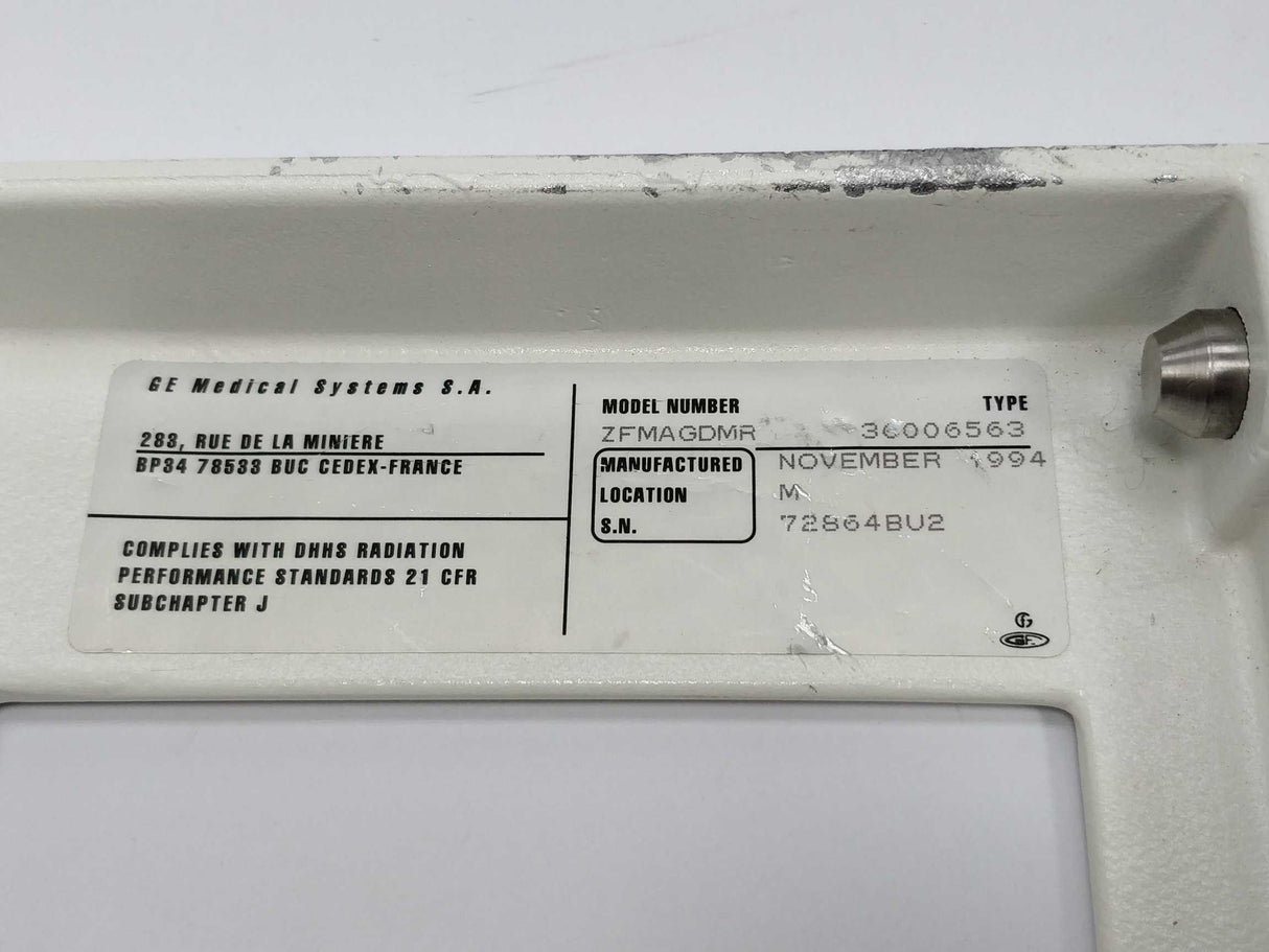 GE Medical Senographe DMR ZFH00DMR 45440275 2102284 36005747