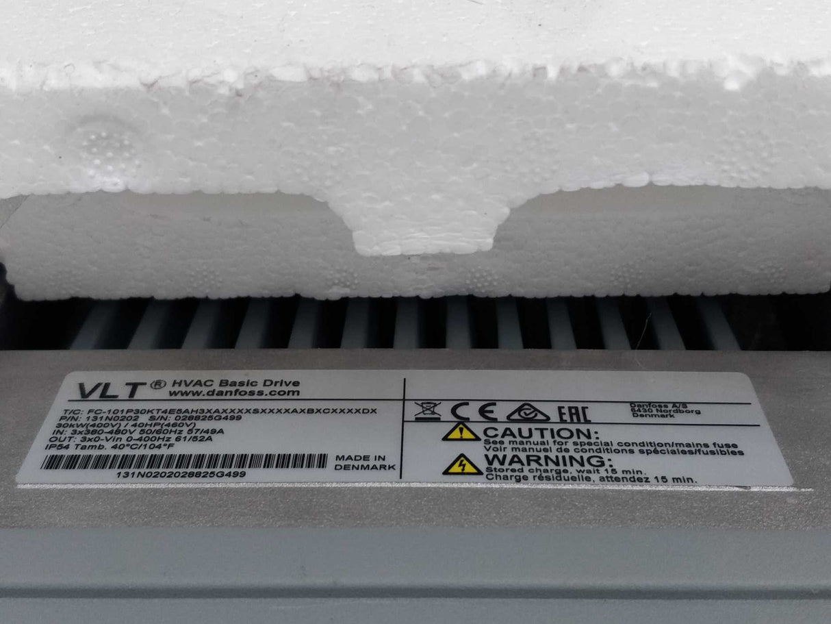Danfoss 131N0202 30kW FC-101P30KT4E5AH3XAXXXXSXXXXAXBXCXXXXDX