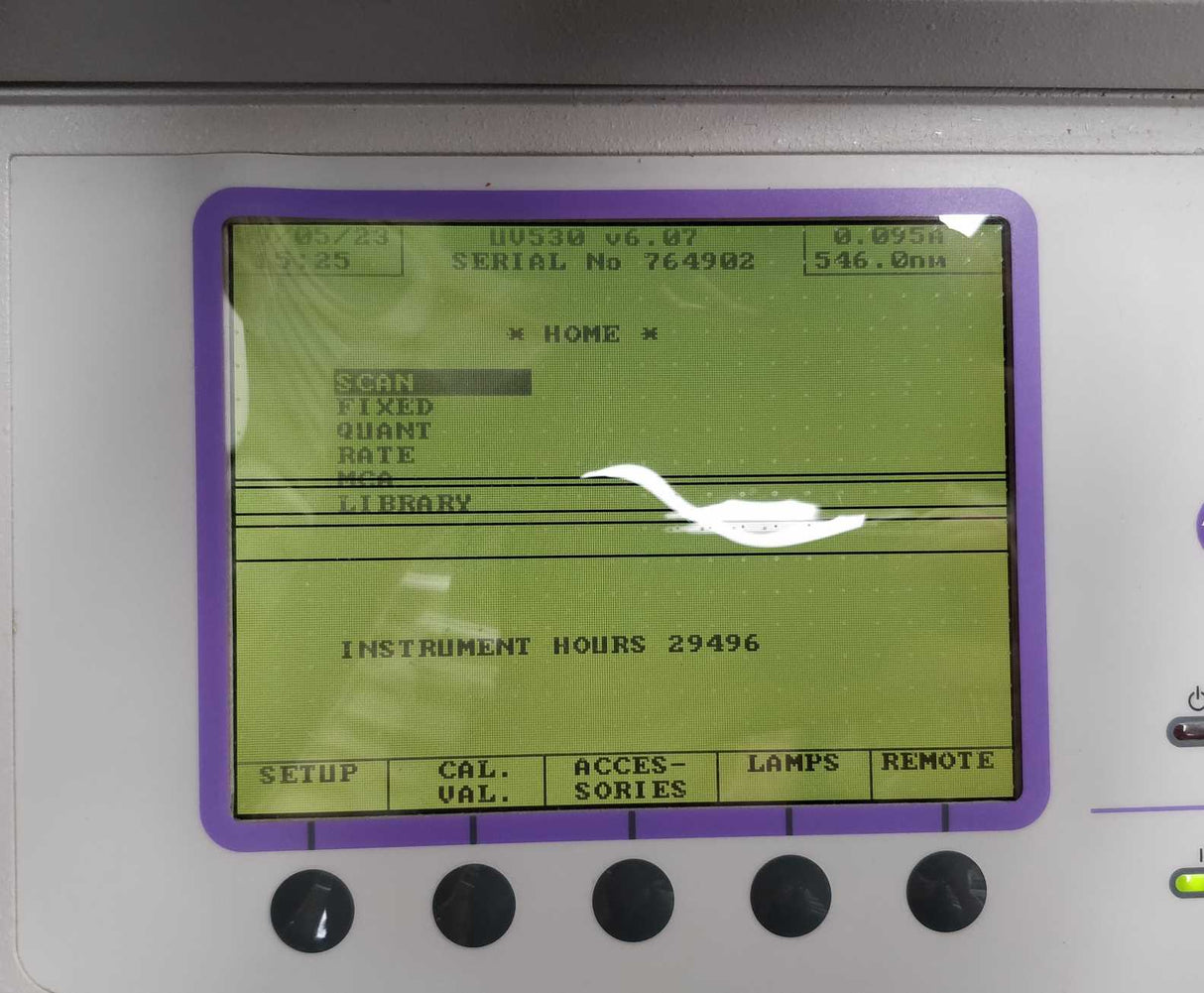 Unicam UV530 Spectrophotometer with 176.700-QS & PCP490