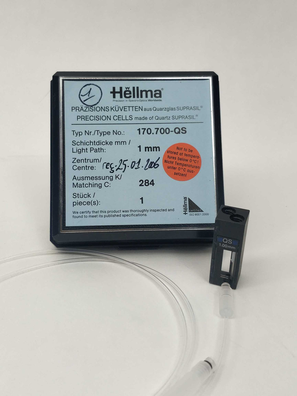 Helma 170.700-QS Cell for Flow-Through Measurements 1 mm