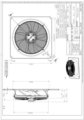 Ziehl-Abegg 161604 FN056-6DQ.4F.V7P2 Axial fan with sickle blades 340W