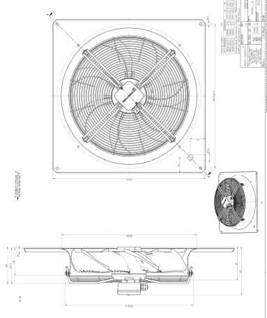 Ziehl-Abegg 160351 FN050-6DQ.4F.V7P1 Axial fan with sickle blades 290W