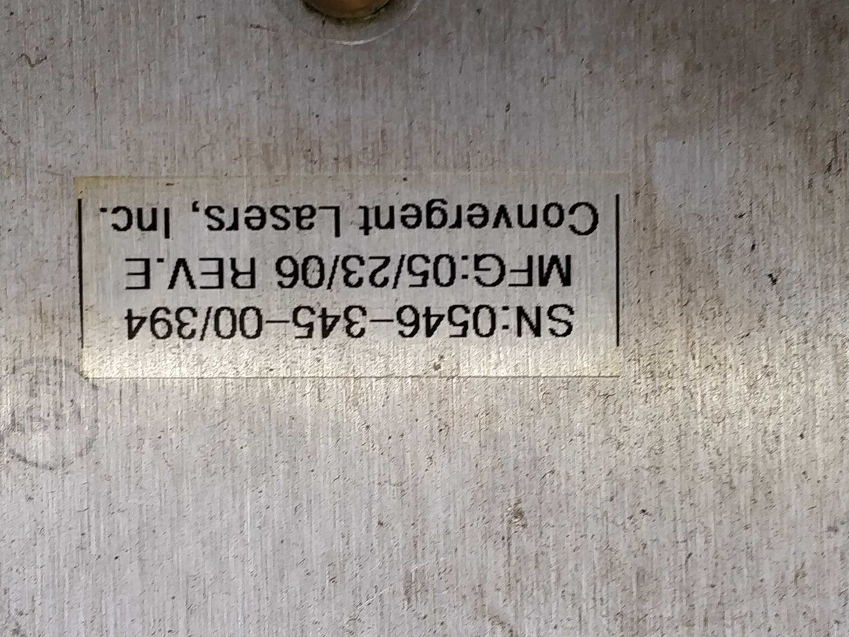Convergent Laser 0546-144-50 Power Supply