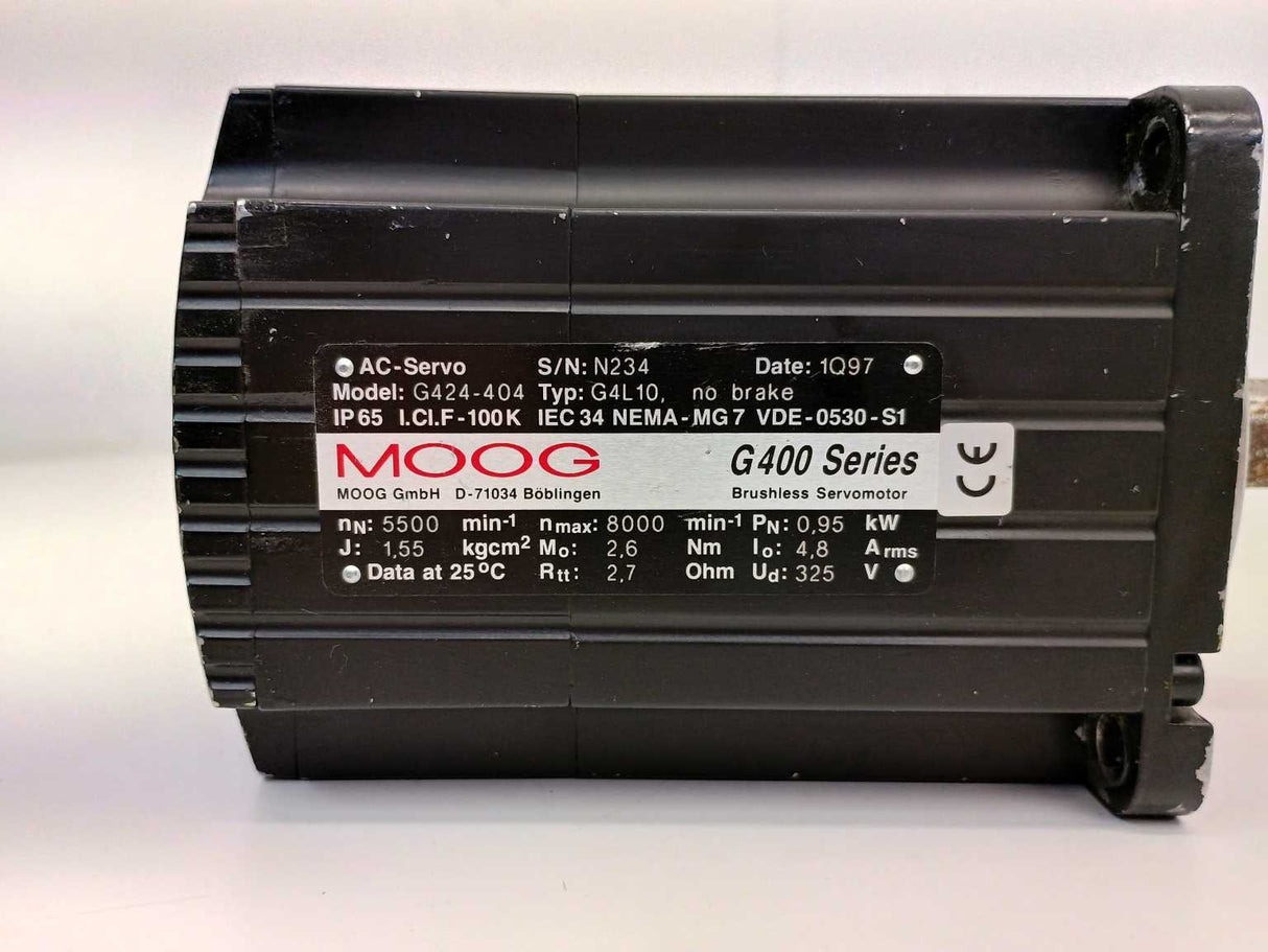 Moog G424-404 G4L10 G400 Brushless Servomotor