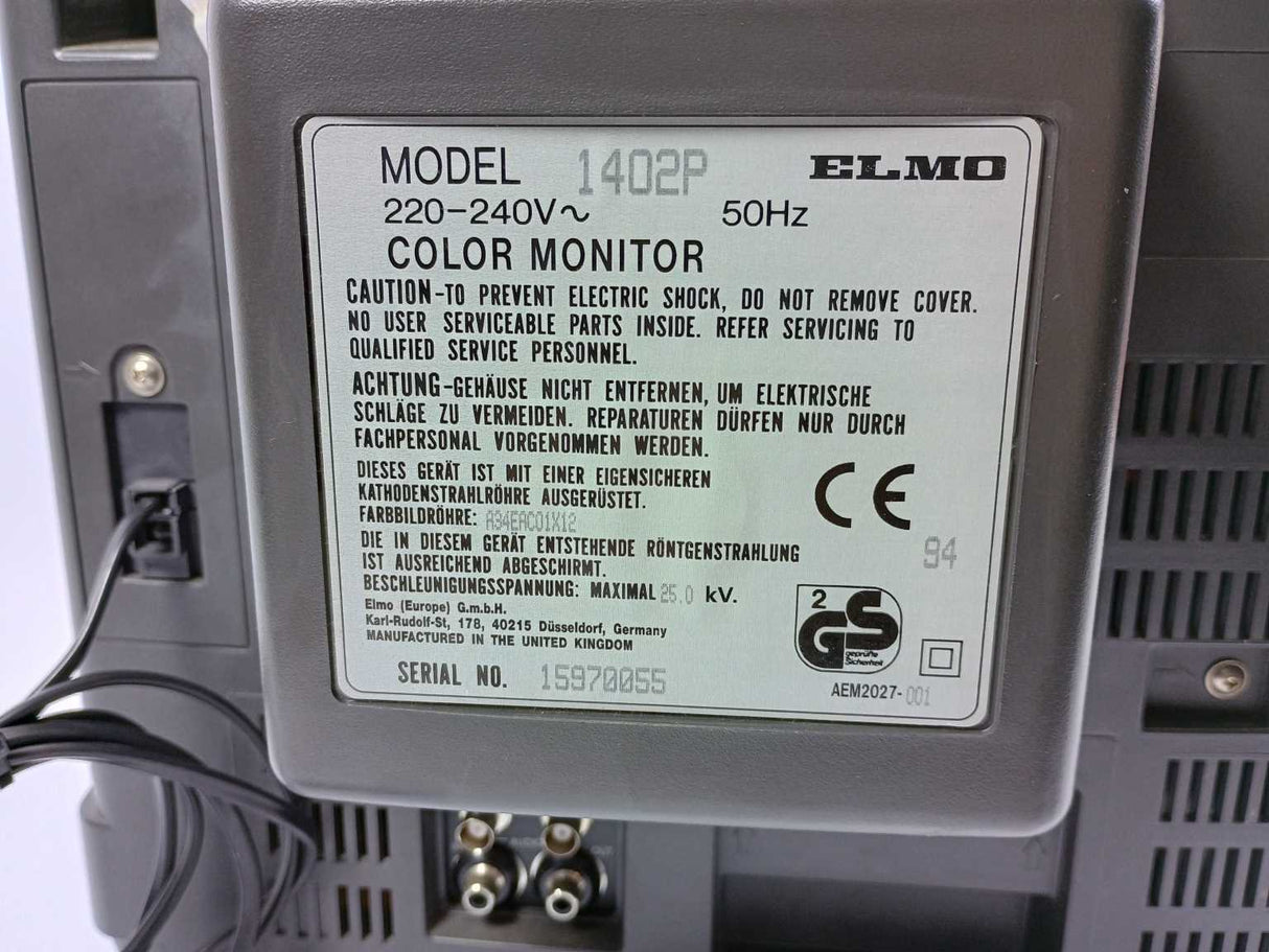 ELMO 1402P Color Monitor