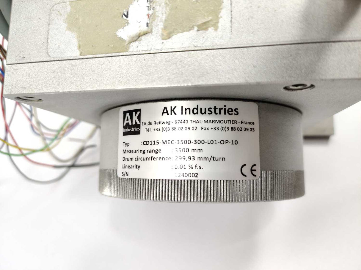 AK Industries CD115-MEC-3500-300-L01-OP-10 With HENGSTLER 0 566 423