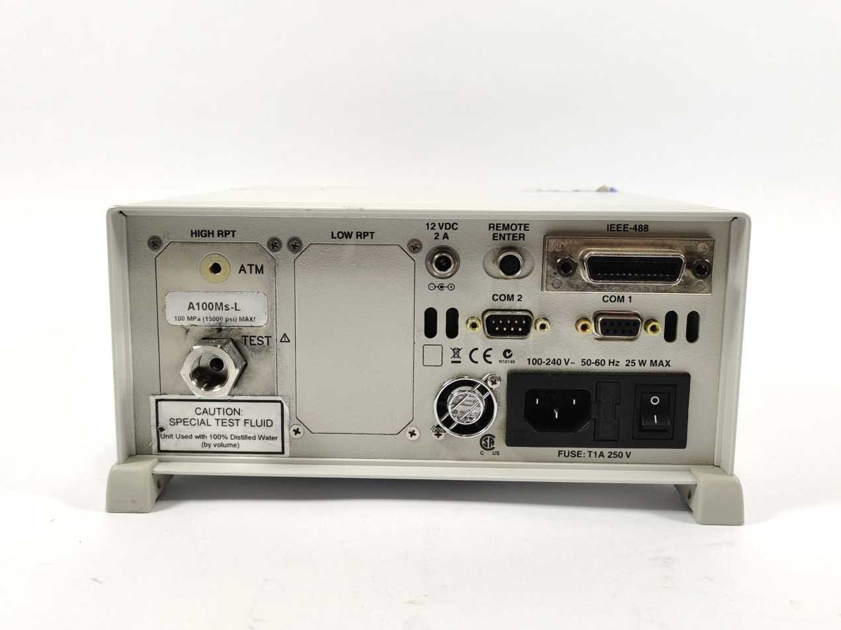 Fluke RPM4 A100Ms-L REFERENCE PRESSURE MONITOR 100MPA 15000psi
