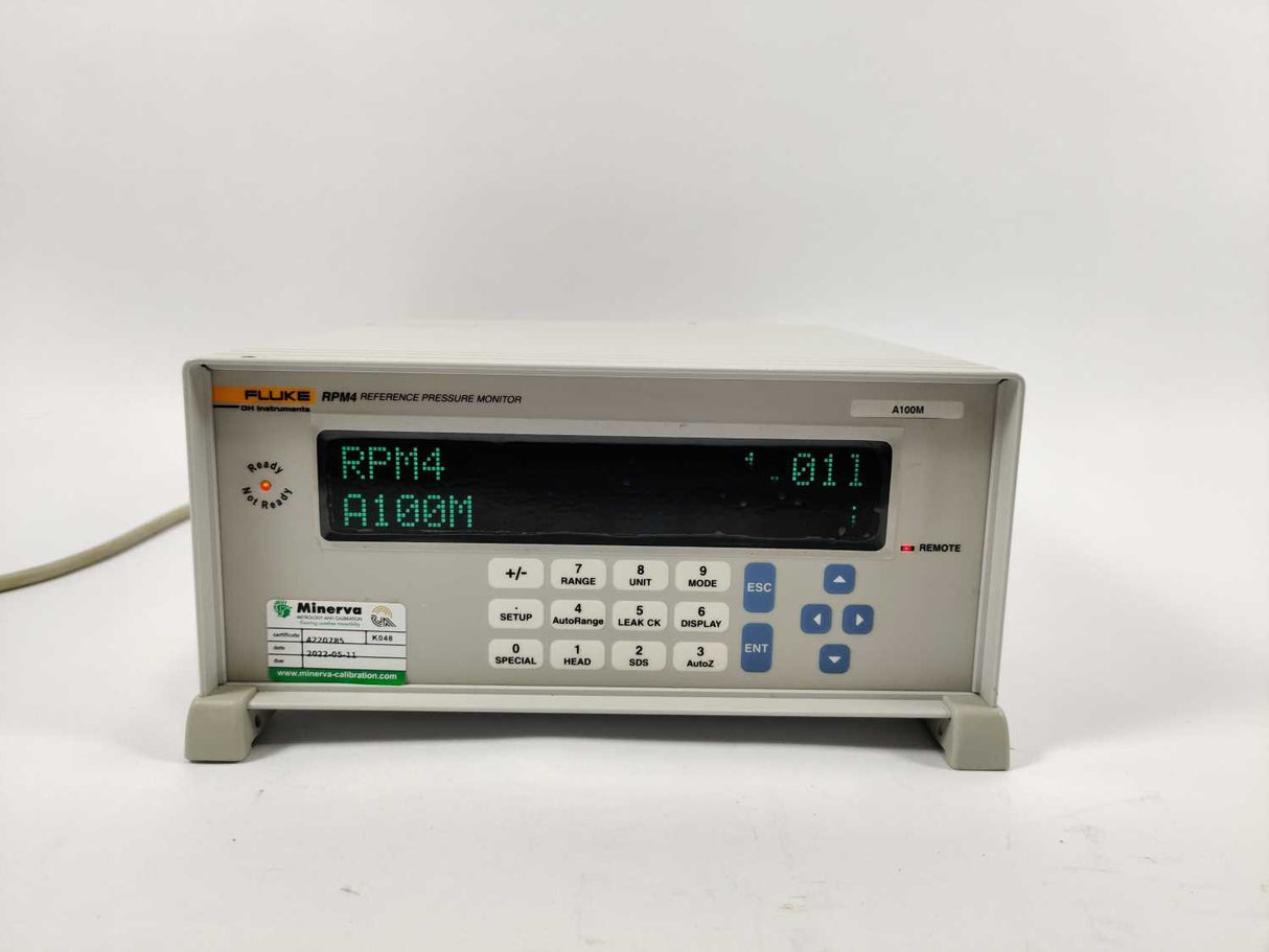 Fluke RPM4 A100Ms-L REFERENCE PRESSURE MONITOR 100MPa 15000Ppsi