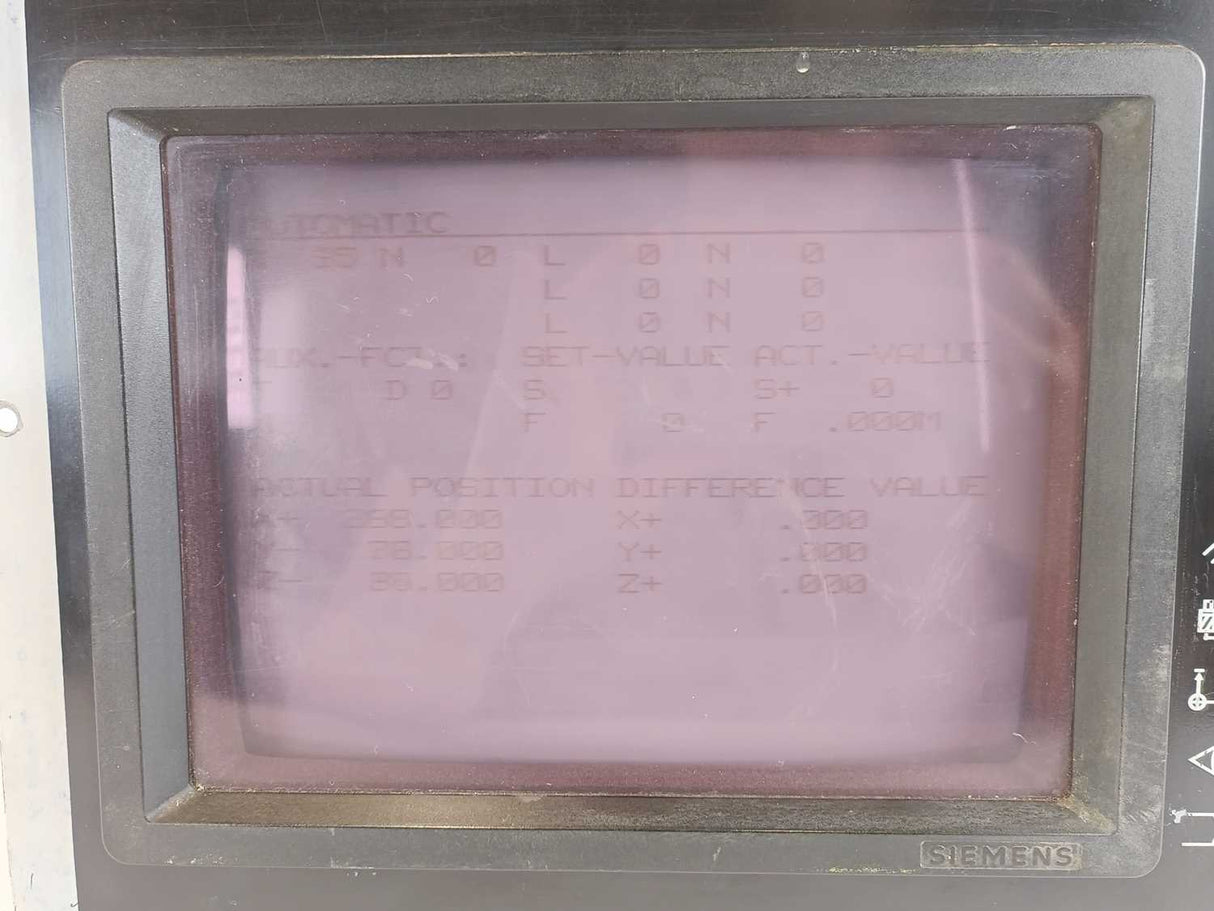 Siemens 548025.9015.03 SINUMERIK 3 Operator Panel